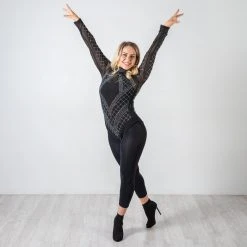 Calzifico Toninelli Super-Opaque Convertible Dance Tights - Black