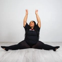 Calzifico Toninelli Super-Opaque Convertible Dance Tights - Black