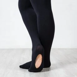 Calzifico Toninelli Super-Opaque Convertible Dance Tights - Black
