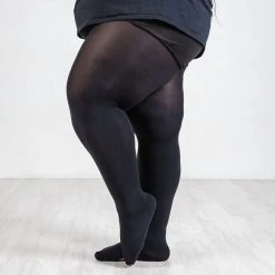 Calzifico Toninelli Super-Opaque Convertible Dance Tights - Black