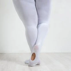 Calzifico Toninelli Super-Opaque Convertible Dance Tights - White