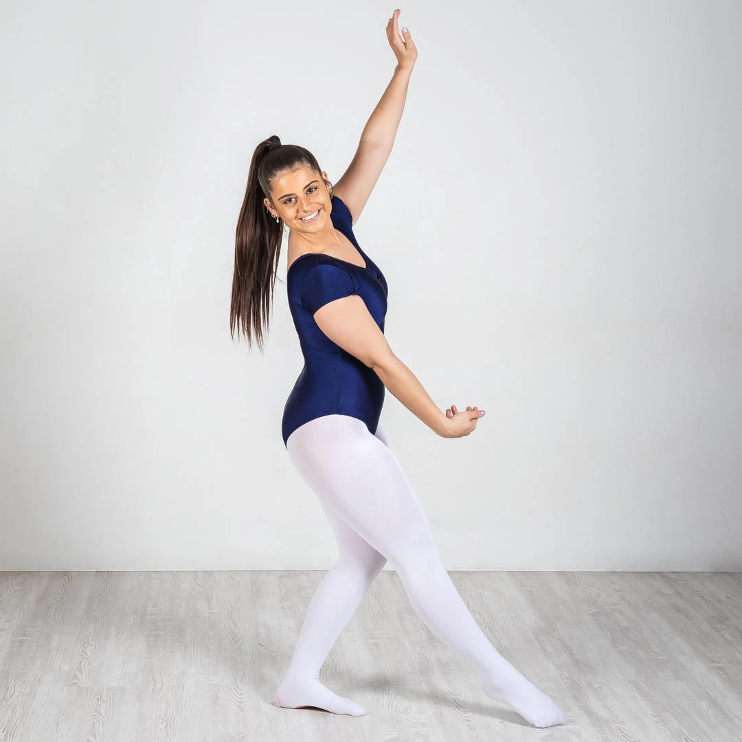 Calzifico Toninelli Super-Opaque Convertible Dance Tights - White