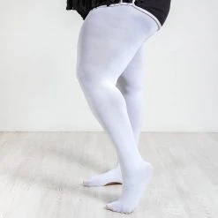 Calzifico Toninelli Super-Opaque Convertible Dance Tights - White