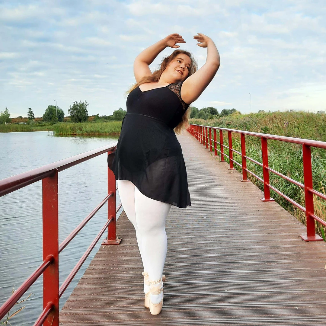 Calzifico Toninelli Super-Opaque Convertible Dance Tights - White