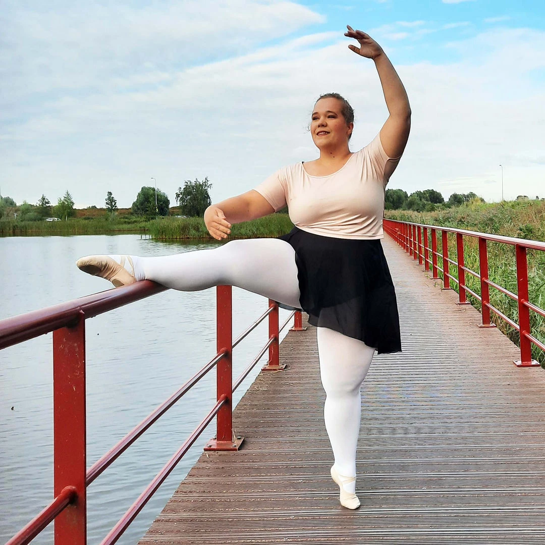 Calzifico Toninelli Super-Opaque Convertible Dance Tights - White