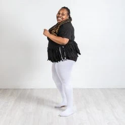 Calzifico Toninelli Super-Opaque Convertible Dance Tights - White