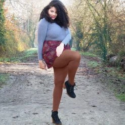 Calzifico Toninelli Super-Opaque Tights - Root Beer SPECIAL EDITIONS