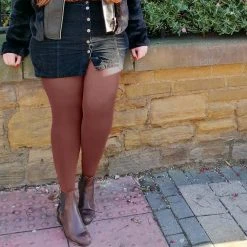 Calzifico Toninelli Super-Opaque Tights - Root Beer SPECIAL EDITIONS