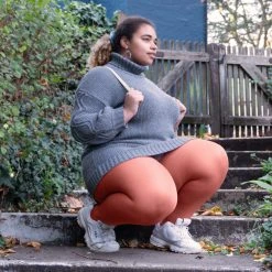 Calzifico Toninelli Super-Opaque Tights - Salmon