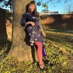 Calzifico Toninelli Super-Opaque Tights - Salmon