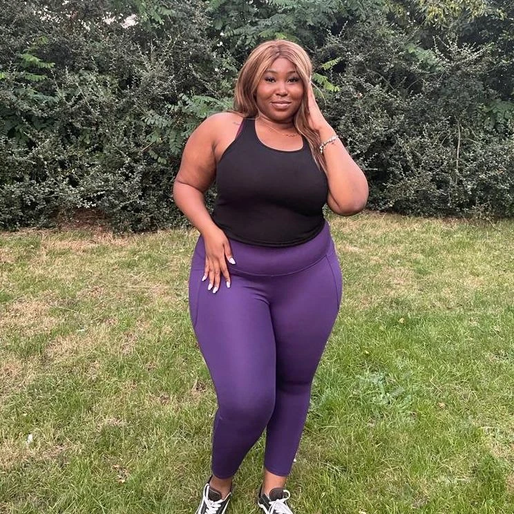 Novateks Squat Proof Leggings - 7/8 Length - Suffragette Purple