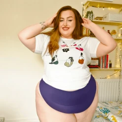 Novateks Cheeky High Leg - Suffragette Purple