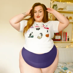 Novateks Cheeky High Leg - Suffragette Purple