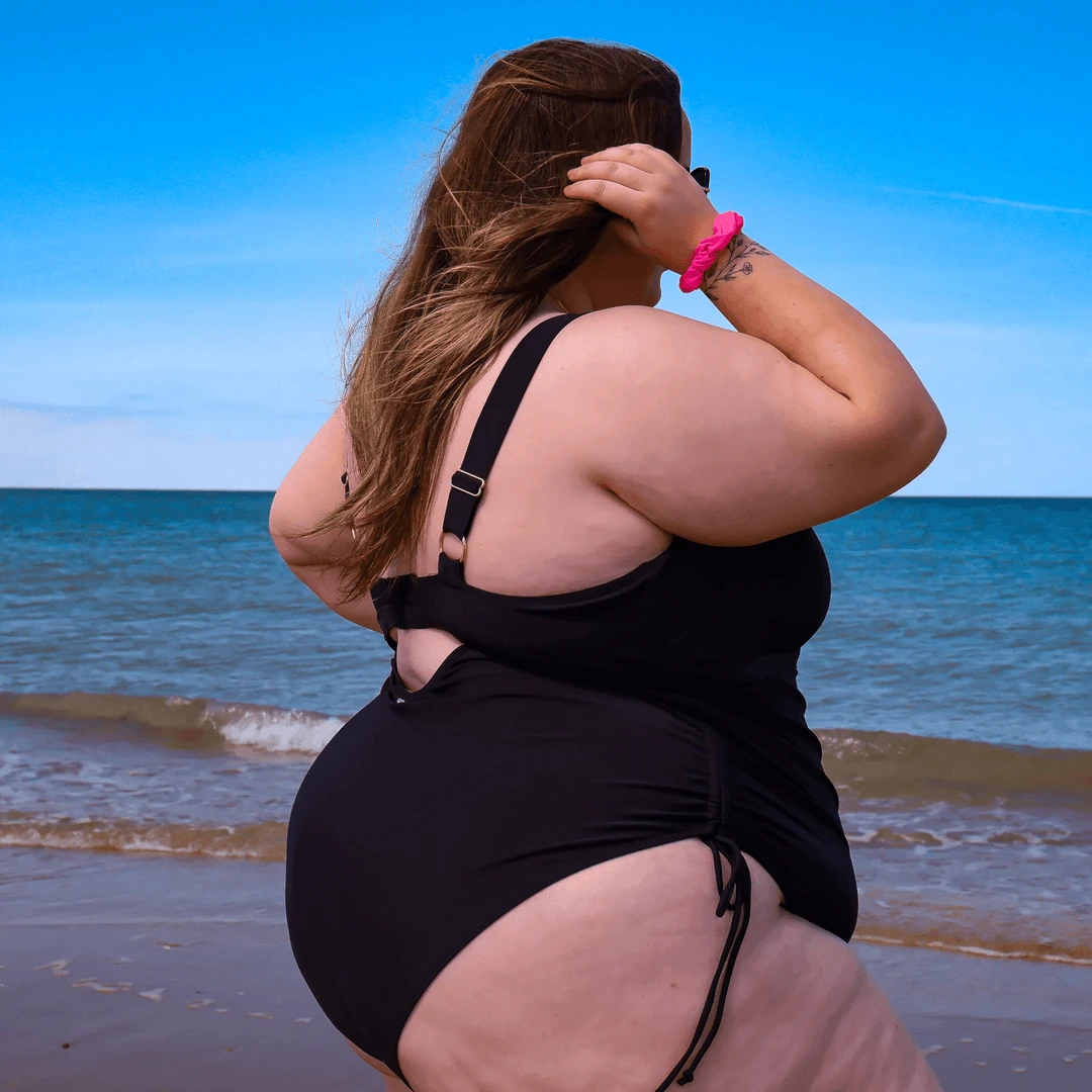 Playful Promises Swimsuit - Phone Home - Black WHAT'S NEW