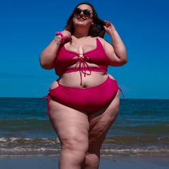 Playful Promises Bikini Bottoms - What Babe? - Hot Pink WHAT'S NEW