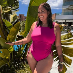 Playful Promises Swimsuit - I'll Fly With You - Hot Pink WHAT'S NEW