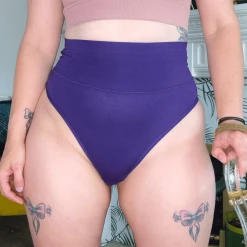 Novateks Cheeky High Leg - Suffragette Purple