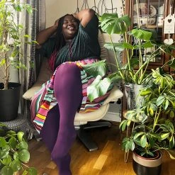 Calzifico Toninelli Opaque Tights - Plum