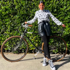 Calzifico Toninelli Footless Ribbed Cashmere Tights - Black