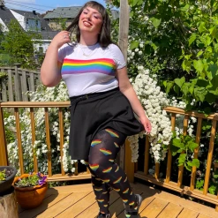 Calzifico Toninelli WHAT'S NEW Opaque Tights - Pride - Love Is Love