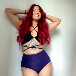 Novateks WHAT'S NEW Full Coverage Panties - Suffragette Purple