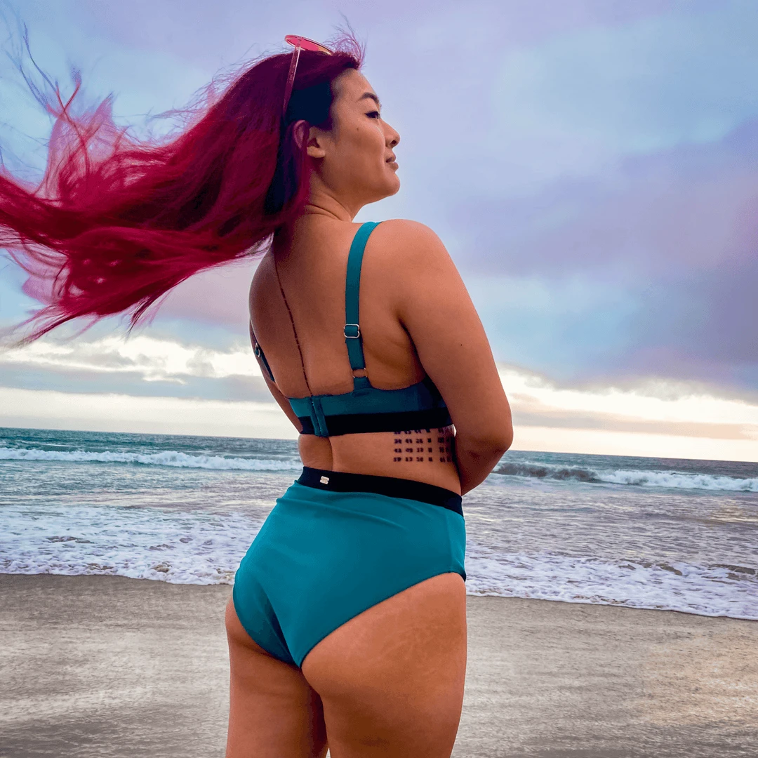 Playful Promises WHAT'S NEW Bikini Top - Hasta La Vista - Teal