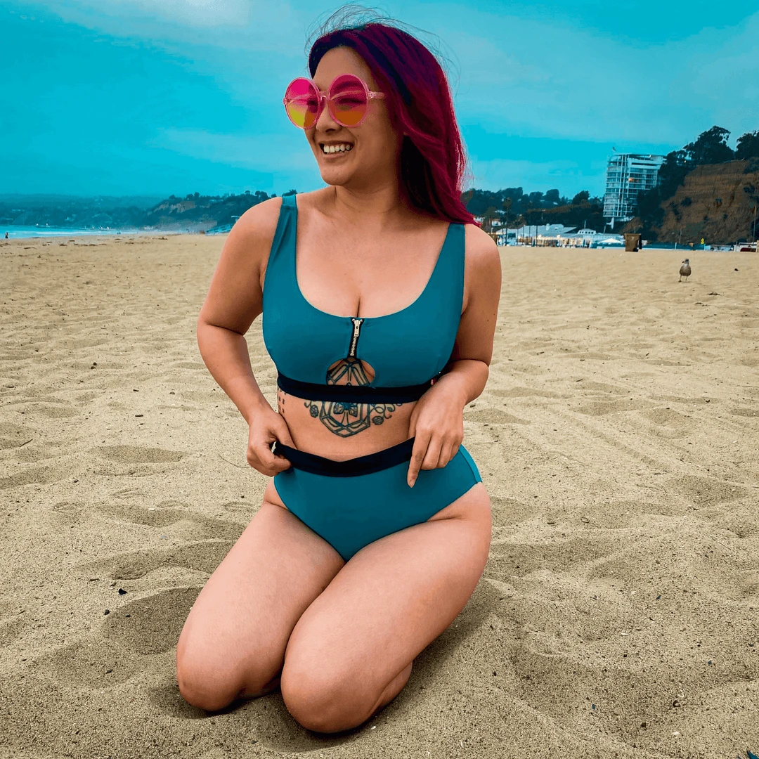 Playful Promises WHAT'S NEW Bikini Top - Hasta La Vista - Teal