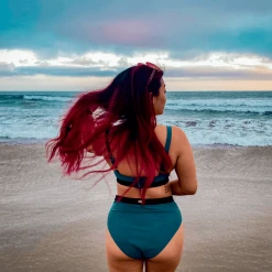 Playful Promises Bikini Bottoms - Hasta La Vista - Teal WHAT'S NEW