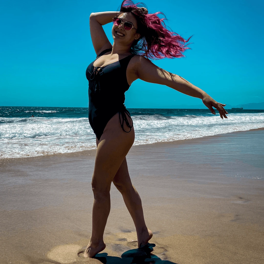 Playful Promises Swimsuit - Phone Home - Black WHAT'S NEW