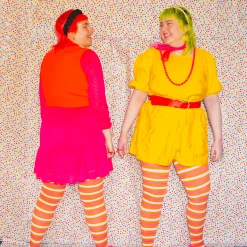 Calzifico Toninelli WHAT'S NEW Opaque Tights - Pride - Ruby