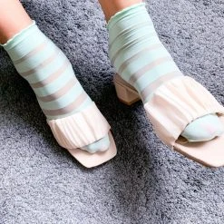 Calzifico Toninelli Ankle Sock Lolly - Pistachio