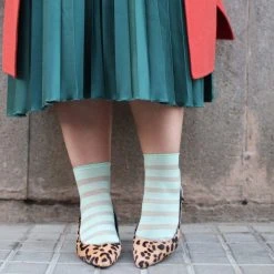 Calzifico Toninelli Ankle Sock Lolly - Pistachio