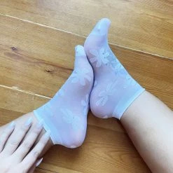 Calzifico Toninelli TIGHTS Ankle Sock Pop - White