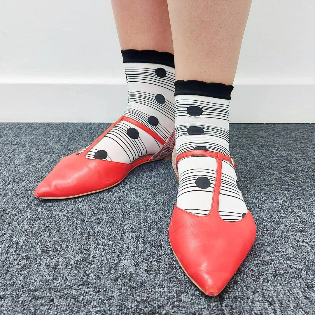 Calzifico Toninelli TIGHTS Ankle Sock Wafer - Black