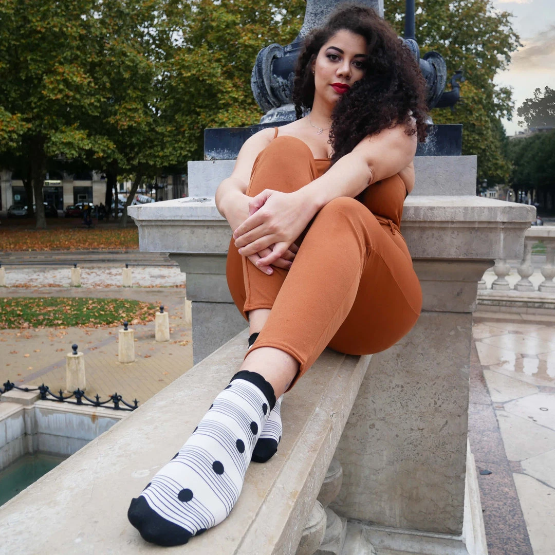 Calzifico Toninelli TIGHTS Ankle Sock Wafer - Black