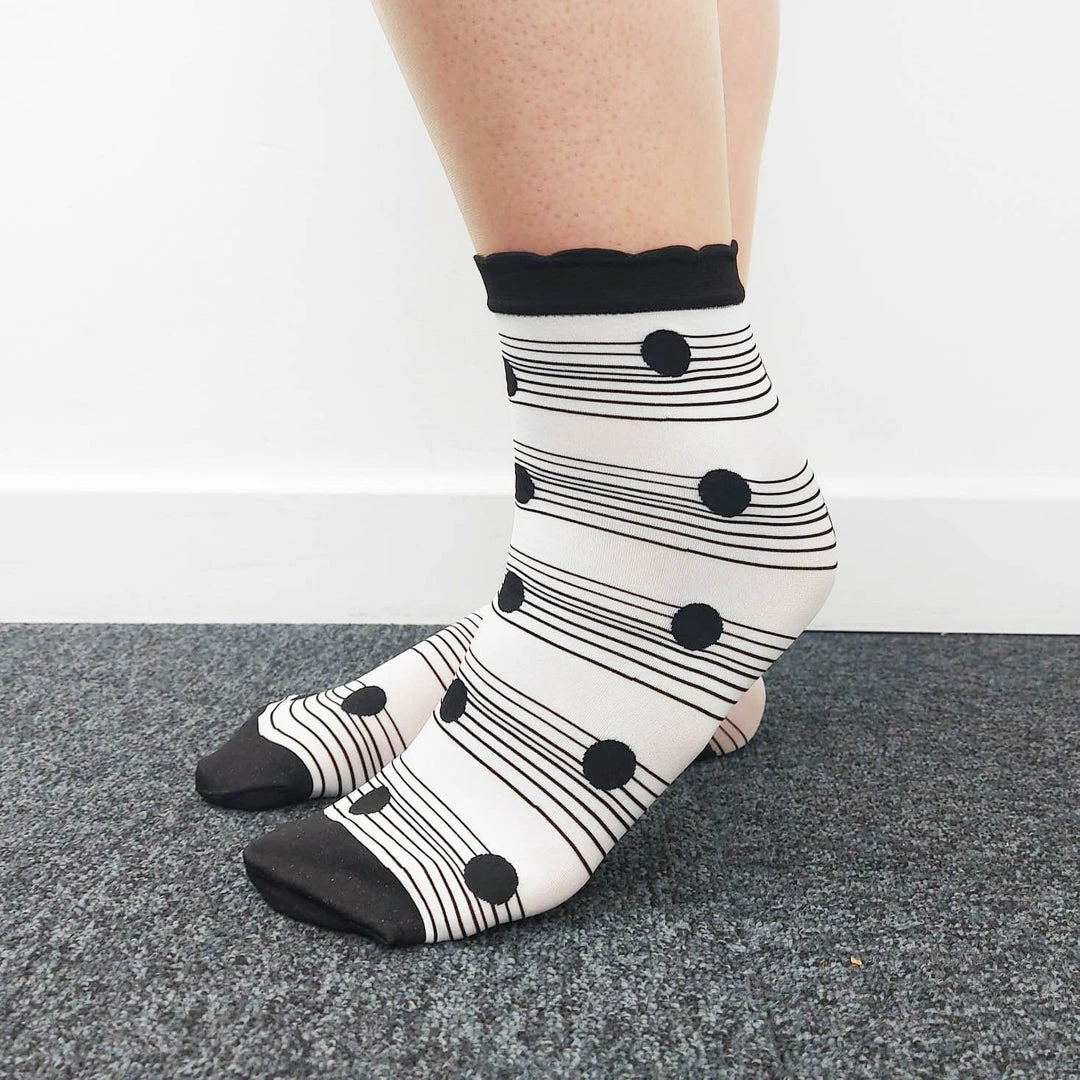 Calzifico Toninelli TIGHTS Ankle Sock Wafer - Black