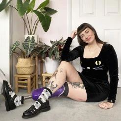 Calzifico Toninelli TIGHTS Ankle Sock Wafer - Black