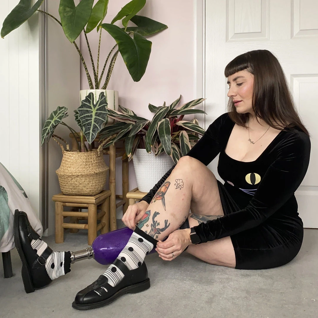 Calzifico Toninelli TIGHTS Ankle Sock Wafer - Black