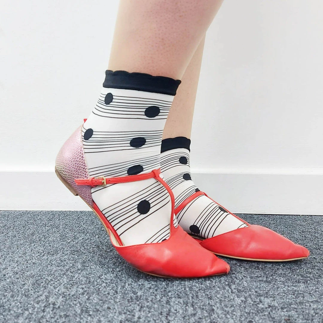 Calzifico Toninelli TIGHTS Ankle Sock Wafer - Black