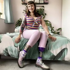 Calzifico Toninelli Ankle Sock Wafer - Jellyfish