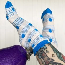 Calzifico Toninelli Ankle Sock Wafer - Ocean TIGHTS