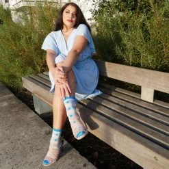 Calzifico Toninelli Ankle Sock Wafer - Ocean TIGHTS