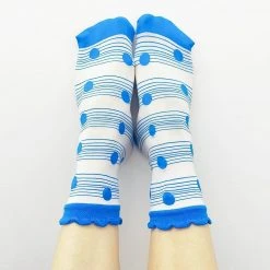 Calzifico Toninelli Ankle Sock Wafer - Ocean TIGHTS