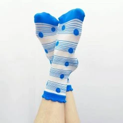 Calzifico Toninelli Ankle Sock Wafer - Ocean TIGHTS