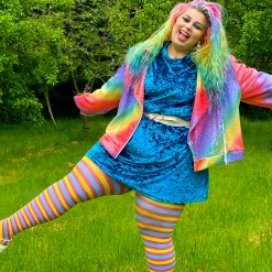 Calzifico Toninelli Opaque Tights - Pride - Janelle