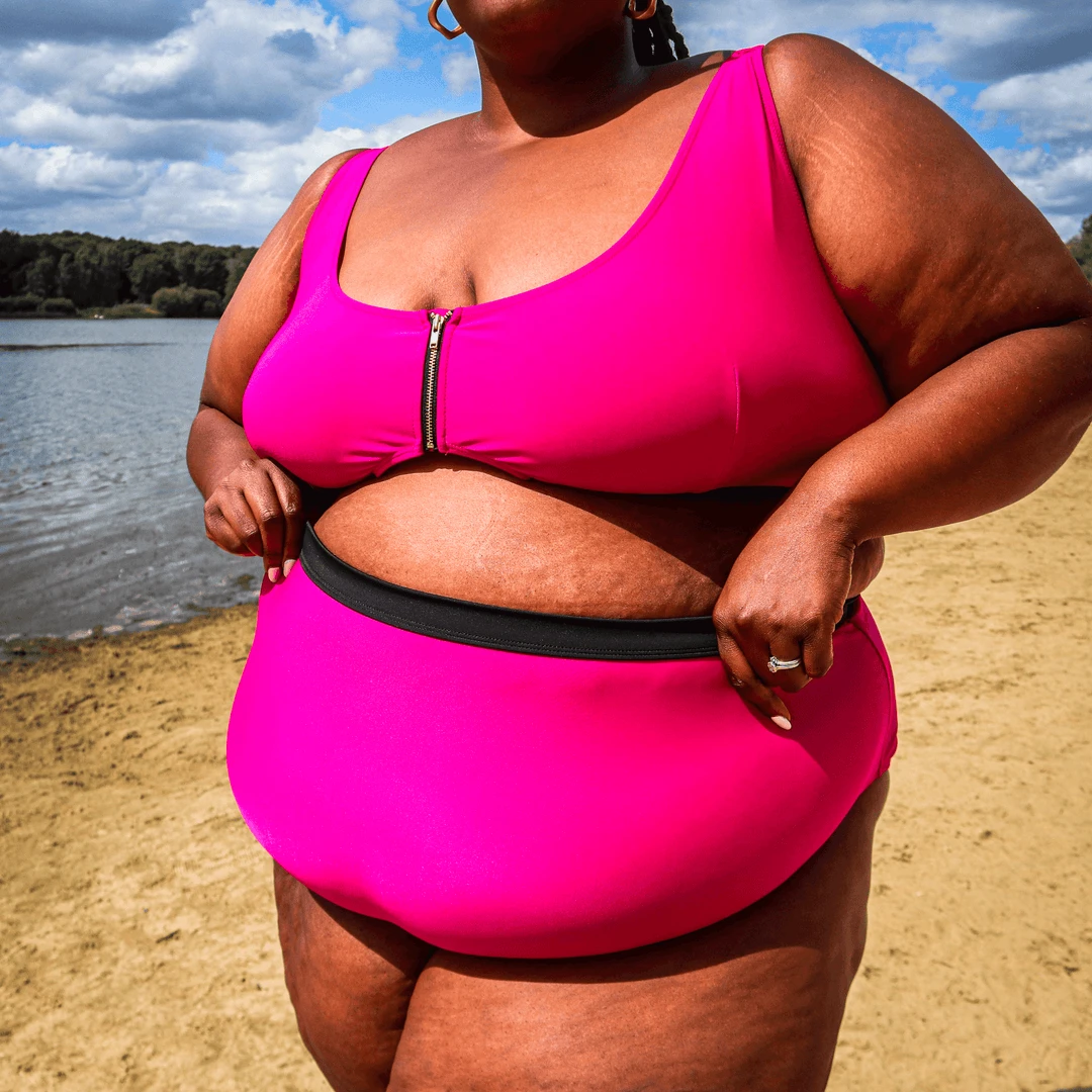 Playful Promises Bikini Top - Hasta La Vista - Hot Pink