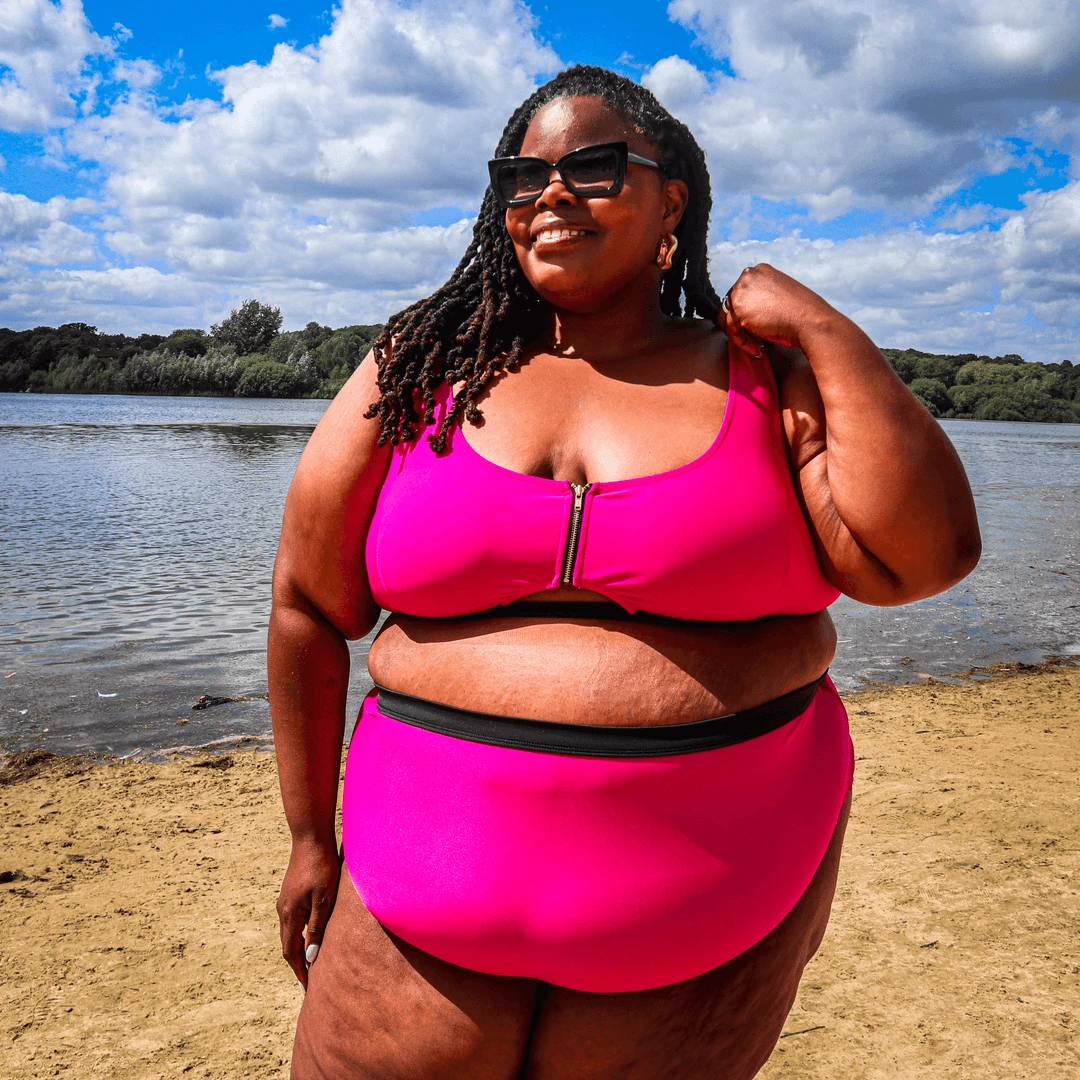 Playful Promises Bikini Top - Hasta La Vista - Hot Pink