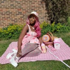 Calzifico Toninelli Semi-Opaque Polka - Shortcake