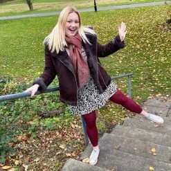 Calzifico Toninelli Opaque Footless Tights - Burgundy