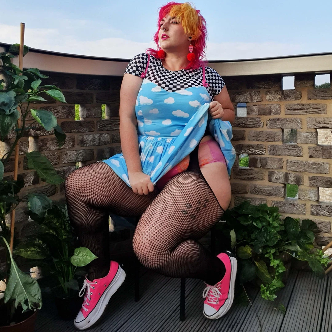 Calzifico Toninelli TIGHTS Fishnet Mock Garter - ????